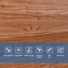 Самоклеющаяся 3D панель под дерево 2800х700х3мм SW-00002224