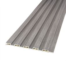 Декоративная рейка WPC стеновая серая 3000х150х9мм (D) SW-00001870