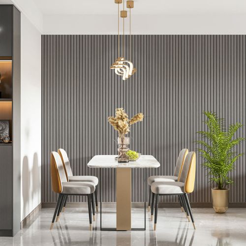 Декоративная рейка WPC стеновая серая 3000*150*9мм (D) SW-00001870