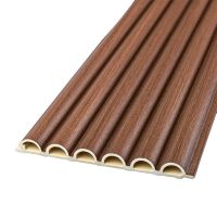 Декоративная WPC круглая стеновая рейка 3000х150х15мм (D) SW-00001872