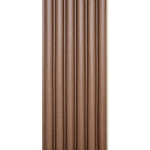 Декоративная WPC круглая стеновая рейка 3000*150*15мм (D) SW-00001872