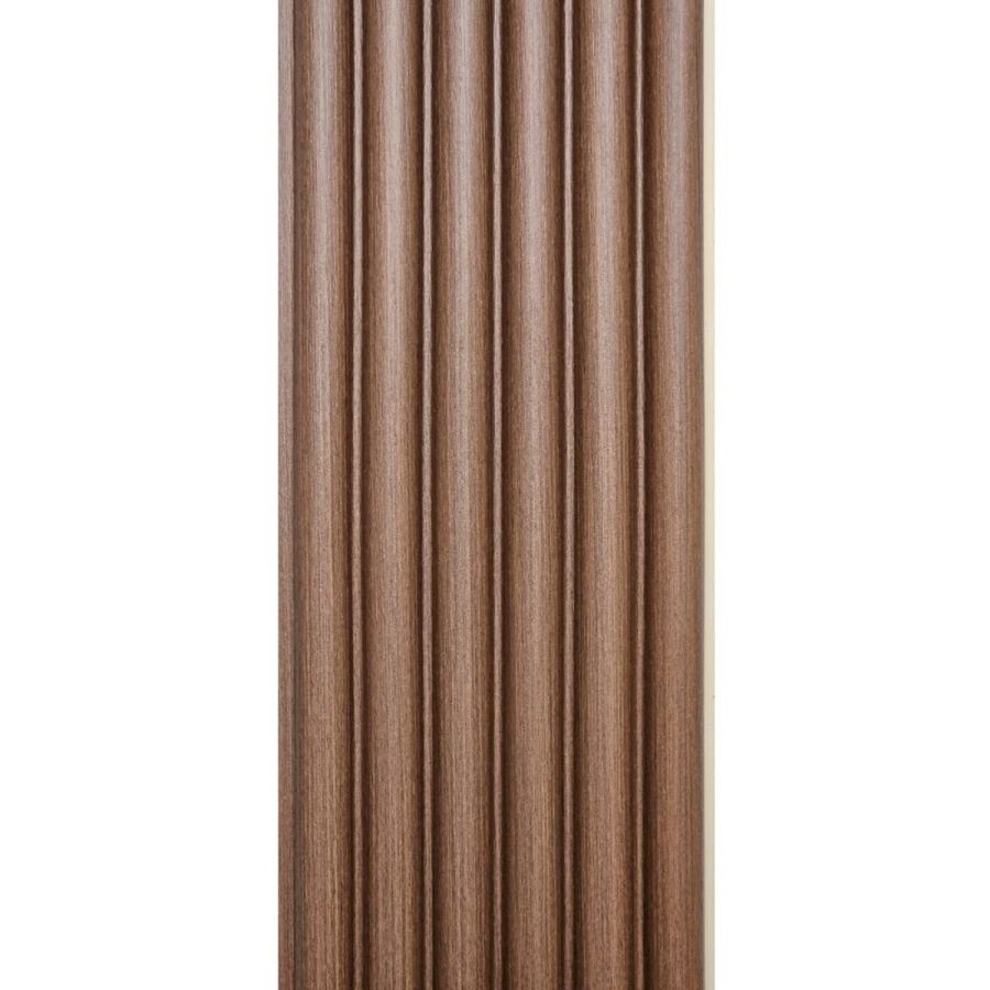 Декоративная WPC круглая стеновая рейка 3000*150*15мм (D) SW-00001872