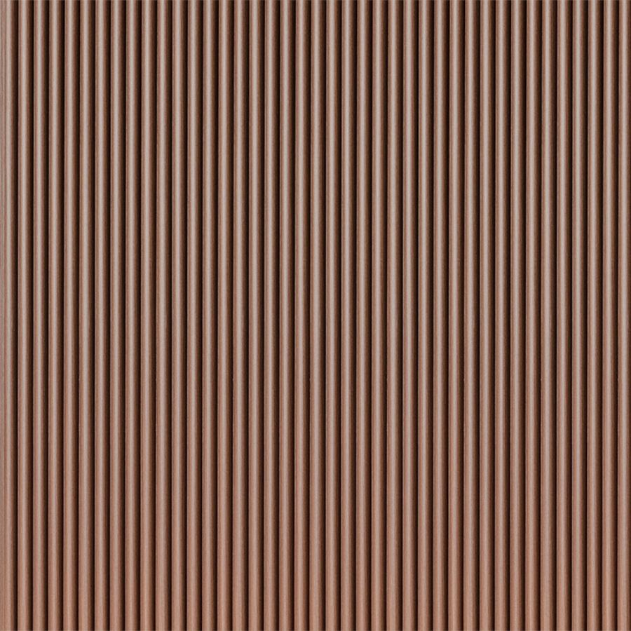 Декоративная WPC круглая стеновая рейка 3000*150*15мм (D) SW-00001872