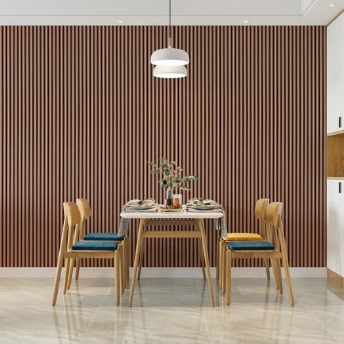 Декоративная WPC круглая стеновая рейка 3000*150*15мм (D) SW-00001872