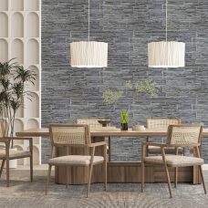 Декоративная ПВХ панель под кирпич 960х480х4мм (D) SW-00001838 Серая