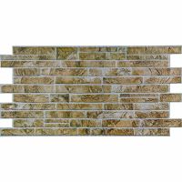 Декоративная ПВХ панель под кирпич 960х480х4мм (D) SW-00001839 Коричнево-серая