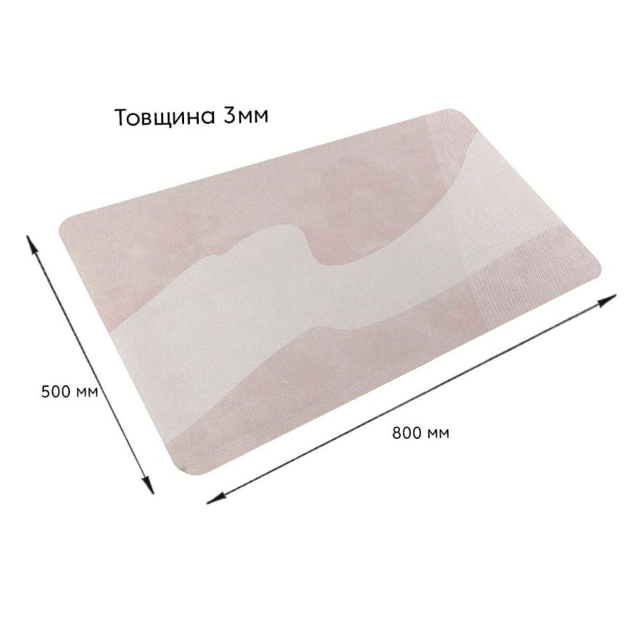 Влагопоглощающий коврик 50*80CM*3MM (D) SW-00001886 Розовый