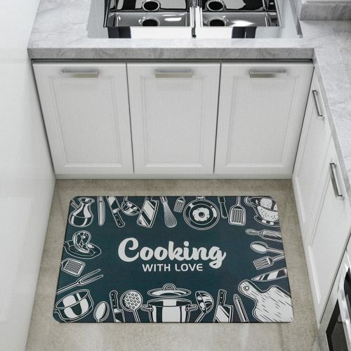 Влагопоглощающий коврик 50*80CM*3MM (D) SW-00001888 Серый