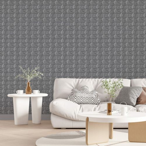 Панель стеновая 3D 700х770х2мм СЕРЕБРО (D) SW-00001908