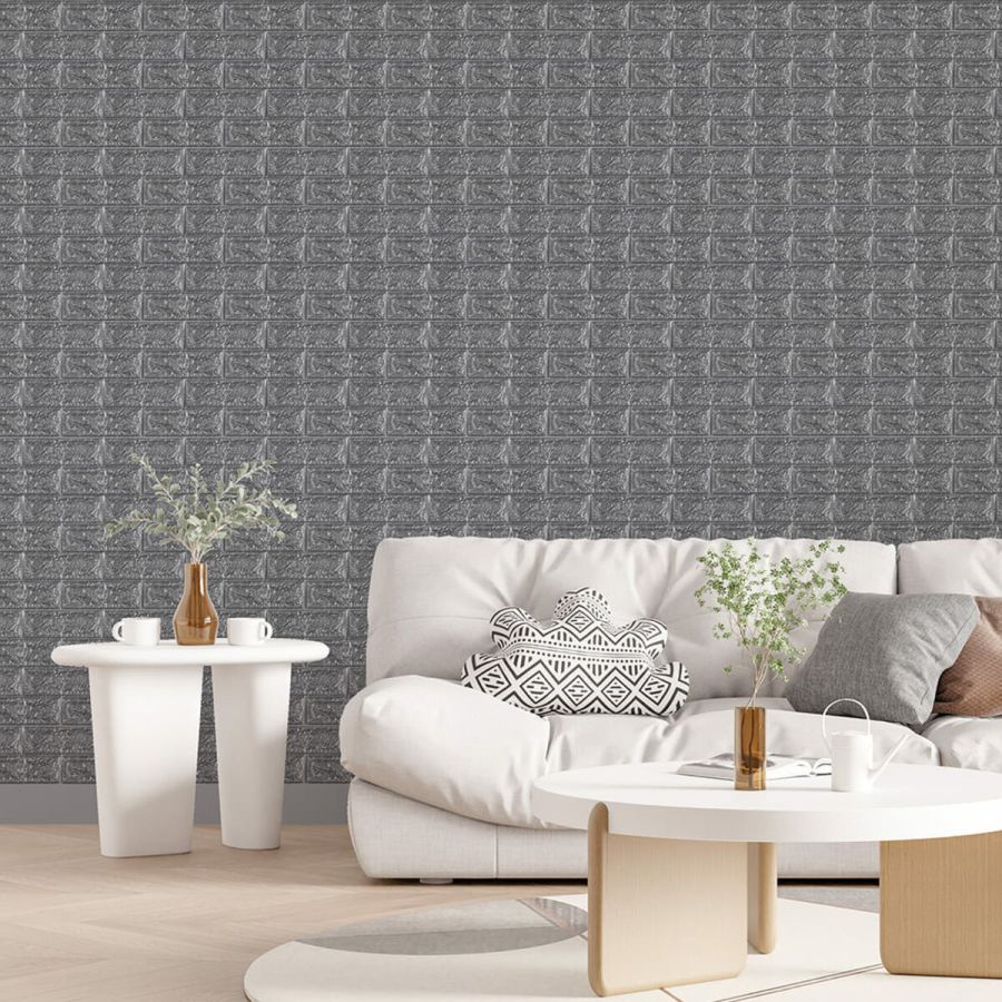 Панель стеновая 3D 700х770х2мм СЕРЕБРО (D) SW-00001908