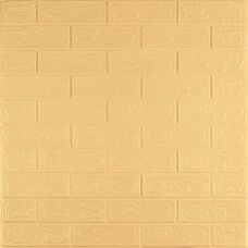 Панель стеновая 3D 700х770х2мм ЖЕЛТО-ПЕСОЧНЫЙ (D) SW-00001909