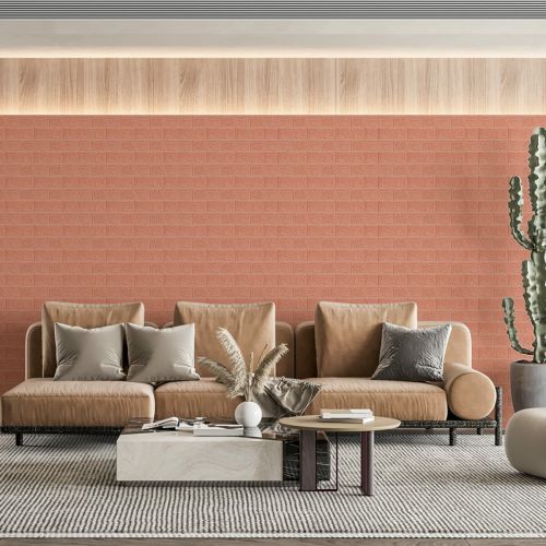 Панель стеновая в рулоне 3D 700мм*3,08м*3мм Пудра (D) SW-00002266