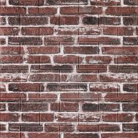 Декоративная 3D панель самоклейка под кирпич красный Екатеринославский 700х770х5мм (043) SW-00000031