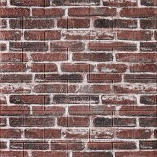 Декоративная 3D панель самоклейка под кирпич красный Екатеринославский 700х770х5мм (043) SW-00000031