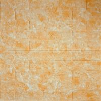 Декоративная 3D панель самоклейка под кирпич Бежевый мрамор 700х770х5мм (062) SW-00000032