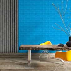 3D панель самоклеющаяся кирпич Синий 700х770х7мм (003-7) SW-00000060