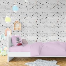 Декоративная 3D панель самоклейка под белый кирпич Звезды 700х770х5мм (021) SW-00000086