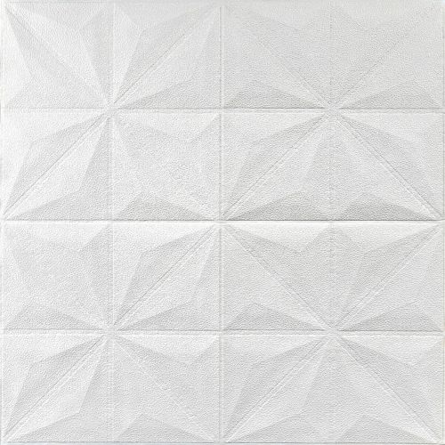 Самоклеющаяся декоративная потолочно-стеновая 3D панель звезды 700x700x5мм (116) SW-00000008