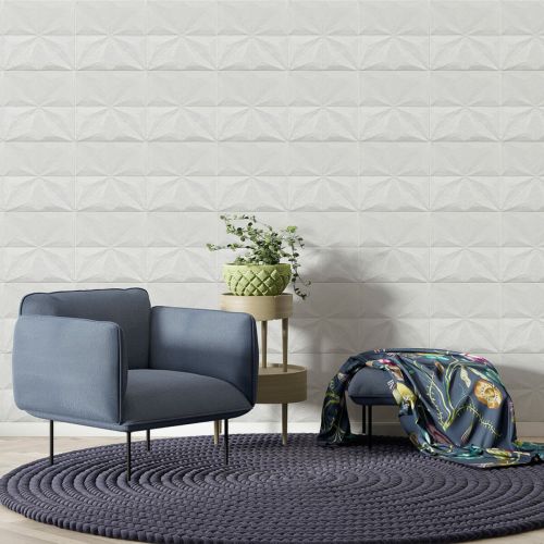 Самоклеющаяся декоративная потолочно-стеновая 3D панель звезды 700x700x5мм (116) SW-00000008