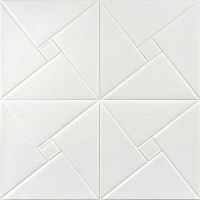 Самоклеющаяся декоративная потолочно-стеновая 3D панель оригами 700х700х5.5мм (173) SW-00000182