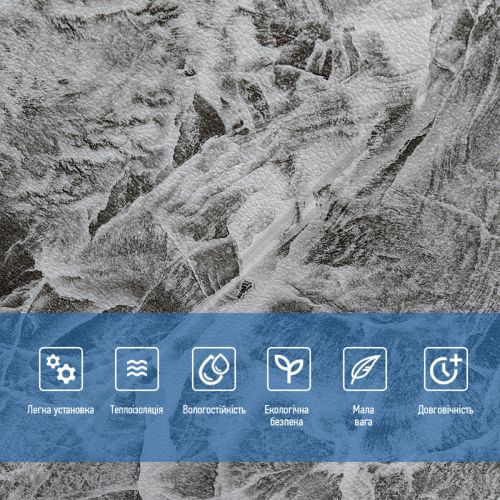 Декоративная 3D панель самоклейка Мраморная плитка 700x770x4мм (192) SW-00000529