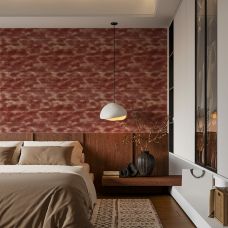 Декоративная 3D панель самоклейка под кирпич Коричневый с золотом Мрамор 700х770х5мм (361) SW-00000637