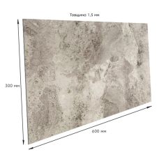 Самоклеящаяся виниловая плитка мрамор оникс 600х300х1,5мм, цена за 1 шт. (СВП-100) Глянец SW-00000643