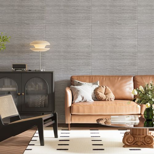 Самоклеющаяся декоративная 3D панель дерево белое 700x700x6мм (383) SW-00000652