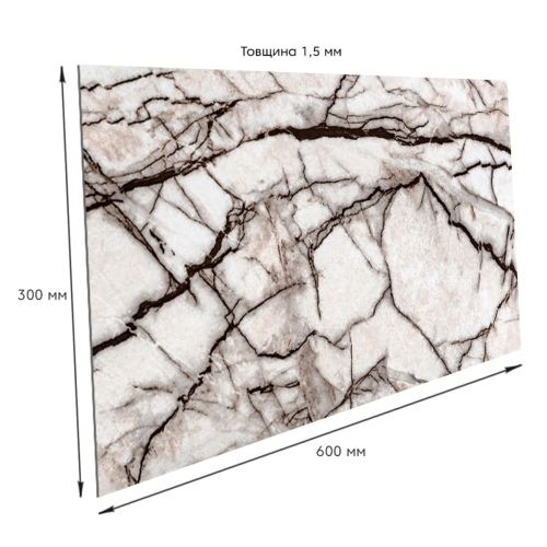 Самоклеющаяся виниловая плитка 600х300х1,5мм, цена за 1 шт. (СВП-108) ГлянецSW-00000723