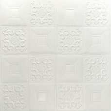 Самоклеющаяся декоративная потолочно-стеновая 3D панель фигуры 700х700х3мм (114-3) SW-00000697