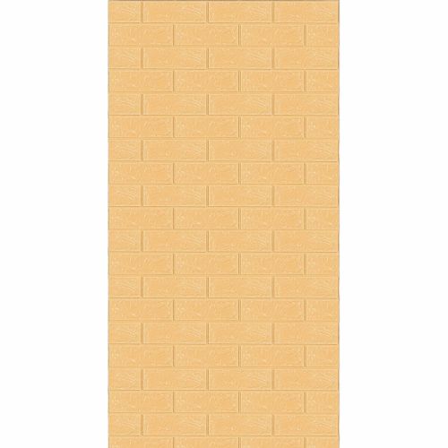 Самоклеющаяся 3D панель под бежевый кирпич в рулоне 3080x700x3мм (R009-3) SW-00001394