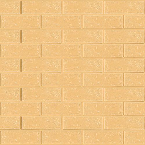 Самоклеющаяся 3D панель под бежевый кирпич в рулоне 3080x700x3мм (R009-3) SW-00001394