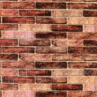 179-3 Панель стеновая 3D 700ммх770ммх3мм BROWN (кирпич) (D) SW-00001771