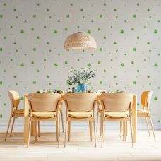 Панель стеновая 3D 700х770х4мм зелёные цветы (D) SW-00001976