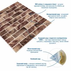 Панель стеновая 700х770cmх4mm (D) SW-00002004