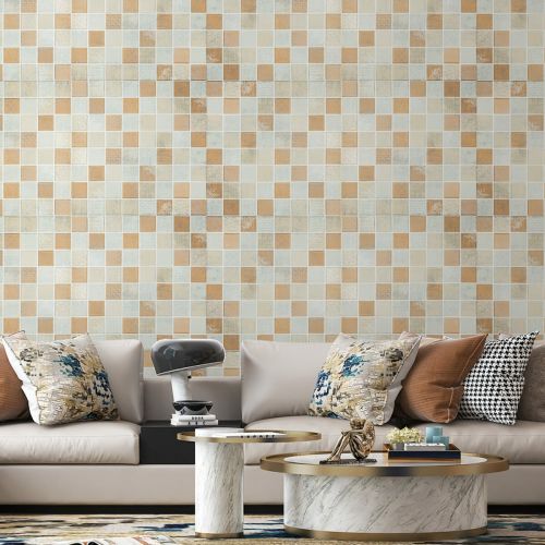 Панель стеновая 3D 700х770х4мм мозаика бежевая (D) SW-00002011