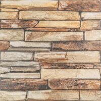 Панель стеновая 3D 700х700х4mm коричневый сланец (D) SW-00002002