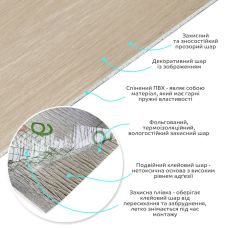 Самоклеящаяся виниловая плитка в рулоне 0,6х3mх2мм (D) SW-00002046