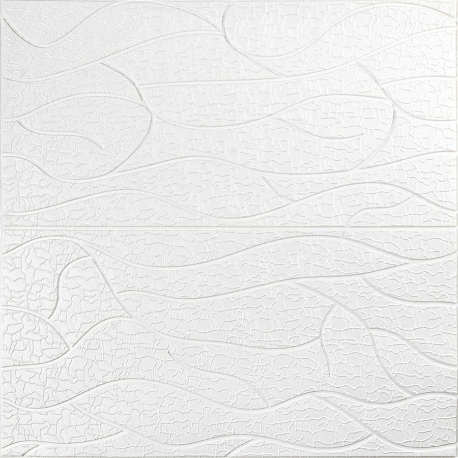 Панель 3D WHITE 700*700*6mm (D) SW-00001948