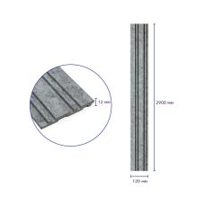 Декоративная PS рейка 2900х120х12мм (D) SW-00002132