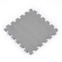 Пол-пазл плюшевый СВЕТЛО-СЕРЫЙ 30х30х1cm (D) SW-00002080