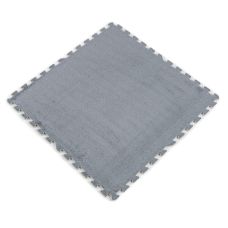 Пол-пазл плюшевый СВЕТЛО-СЕРЫЙ 60х60х1cm (D) SW-00002081