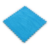 Пол-пазл плюшевый ГОЛУБОЙ 60х60х1cm (D) SW-00002091