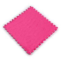 Пол-пазл плюшевый РОЗОВЫЙ 60х60х1cm (D) SW-00002093