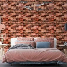 Панель стеновая в рулоне 3D 700ммх19,6мх2мм BROWN (D) SW-00002280