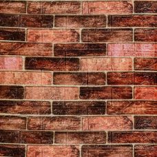 Панель стеновая в рулоне 3D 700ммх3,08мх3мм BROWN (кирпич) (D) SW-00002537