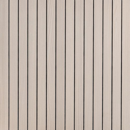 Покрытие виниловое самоклеющееся 3D рейки ясень кремовый 600*600*2,8мм (D) SW-00002199