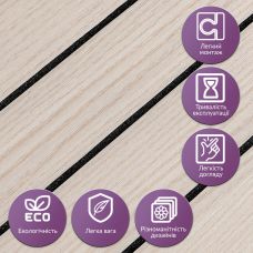 Покрытие виниловое самоклеющееся 3D рейки ясень кремовый 600х600х2,8мм (D) SW-00002199