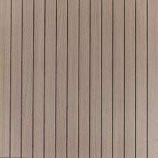 Покрытие виниловое самоклеющееся 3D рейки тик ореховый 600х600х2,8мм (D) SW-00002202