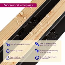 Декоративная PS рейка 2900х120х20мм (D) SW-00002146